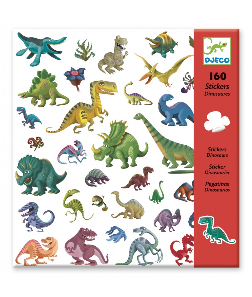Stickers Dinosaurussen (160 stuks)