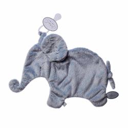 Fopspeendoekje Tuttie Oscar olifant 27cm Blauw