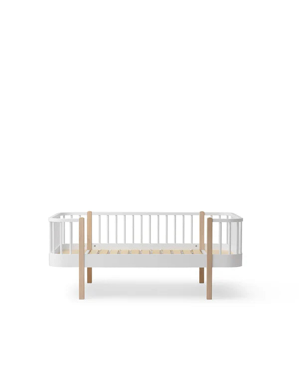 Junior Bed 90 x 160 cm Wood Day White / Oak