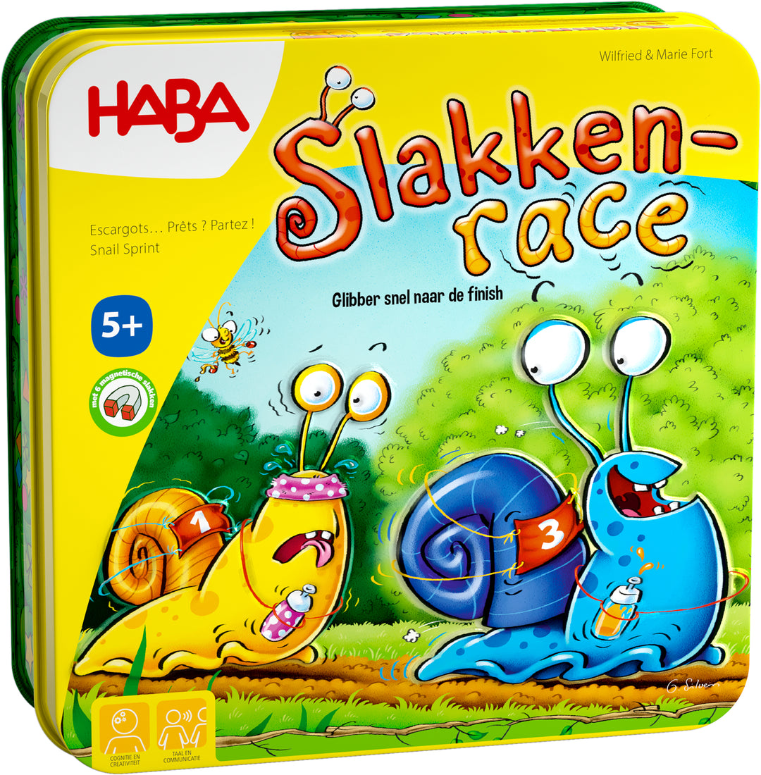 Haba - Spel Slakkenrace | Spannend Wedstrijdspel voor Kinderen