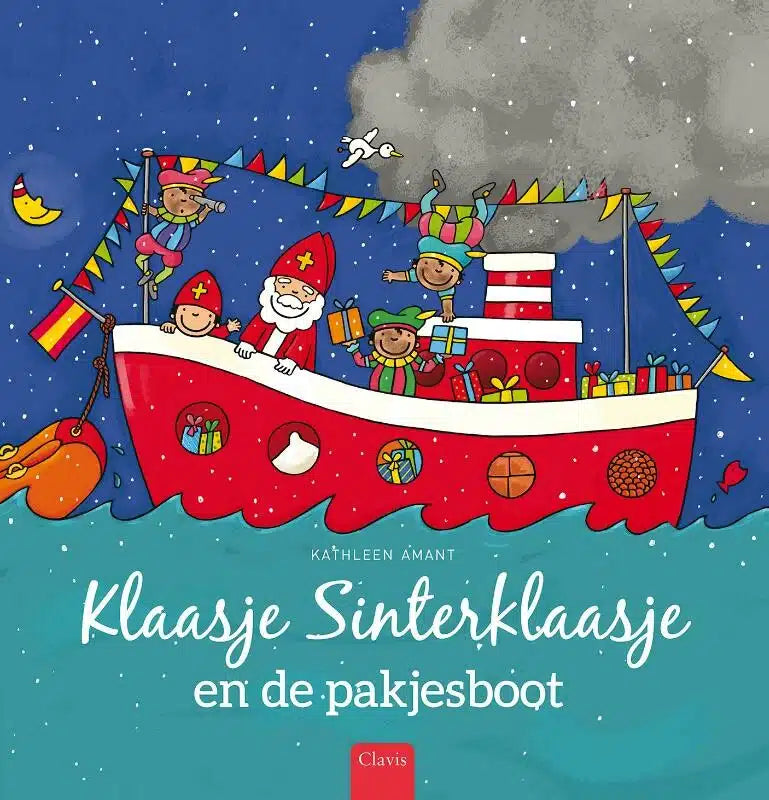 Boek Klaasje Sinterklaasje En De Pakjesboot