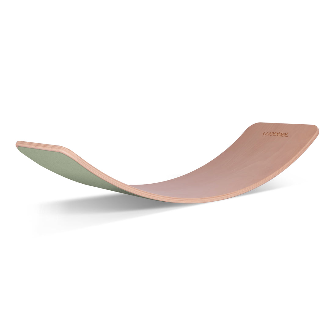 Wobbel - Balanceerbord XL Blank Gelakt | Vilt Bosgroen
