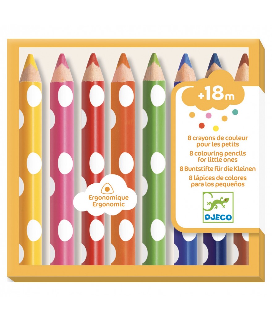Kleurpotloden voor de Kleintjes (8 stuks)