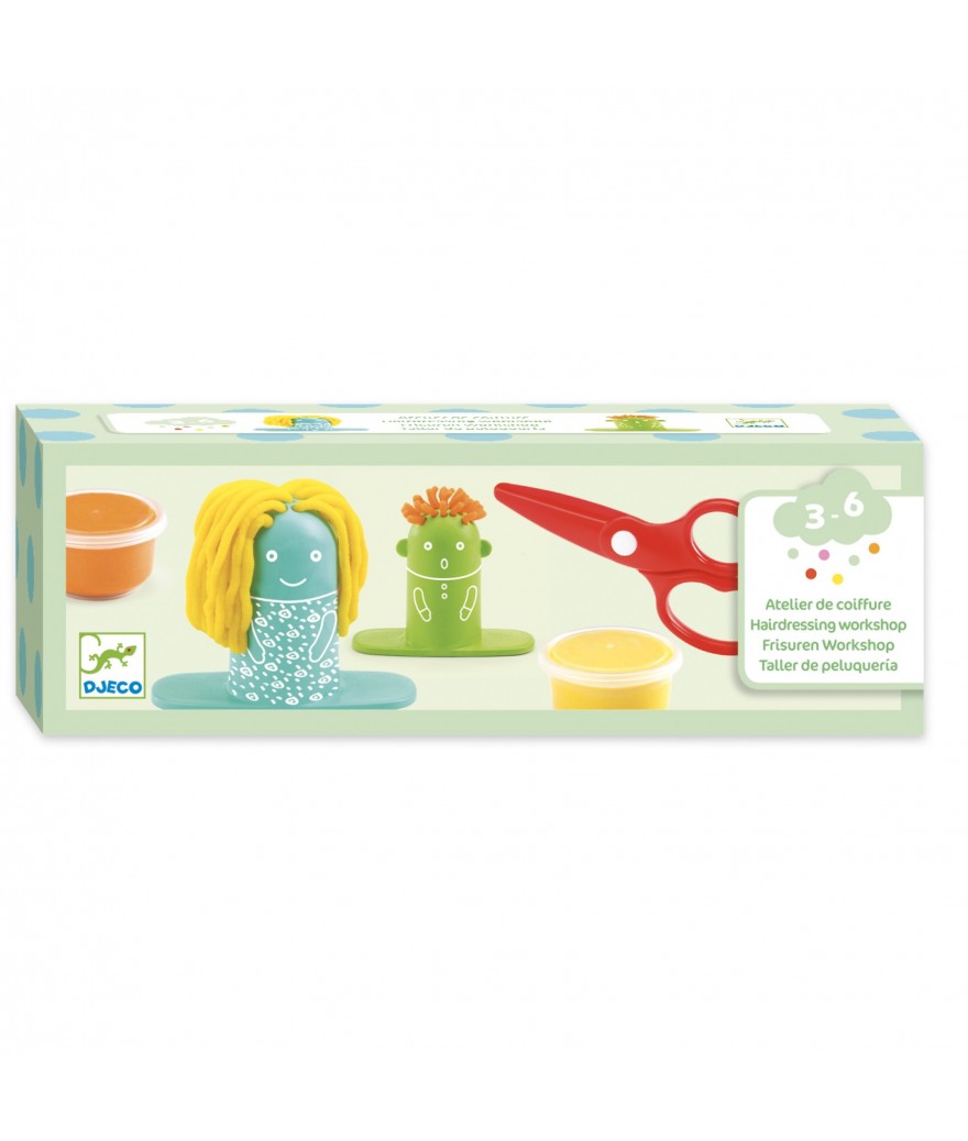 Djeco - Workshop Kapper met Play Dough | Creatief spel
