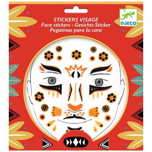 Djeco - Gezichtsstickers Luipaard | Verkleedaccessoire