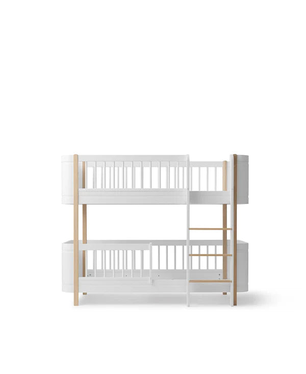 Stapelbed Mini+ Low Bunk Bed Low White / Oak
