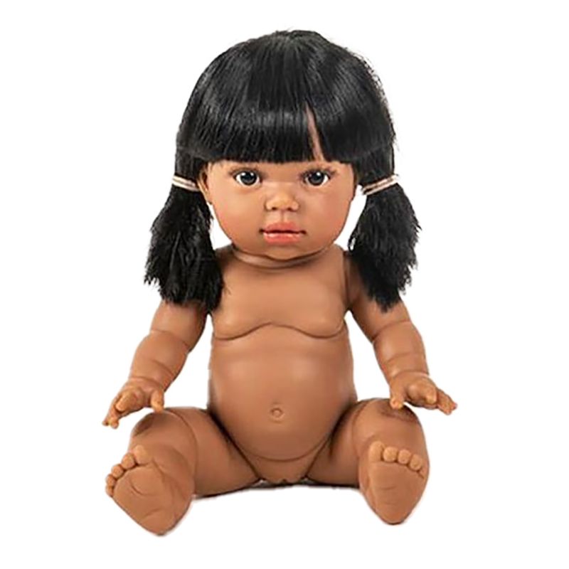 Minikane - Pop Latika 34 cm | Zwarte Ogen & Zwart Haar