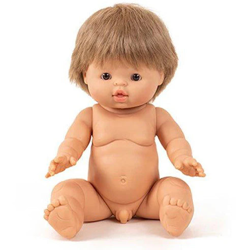 Minikane - Pop Achille 34 cm | Donkerbruine Ogen & Blond Haar
