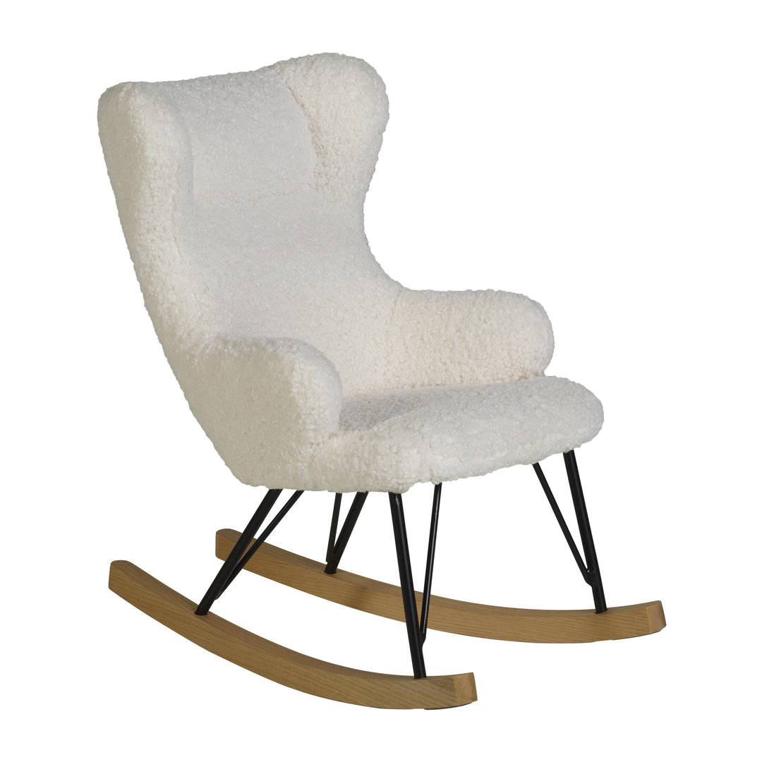 Quax Schommelstoel Kids De Luxe Teddy Sheep White