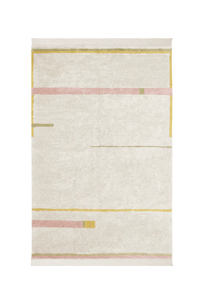 Tapijt 90 x 130 cm Eco Lanes Vintage Nude