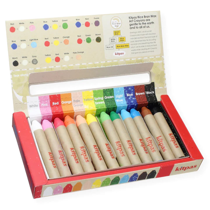 Raam Krijtjes Rice Wax Medium (12pack)