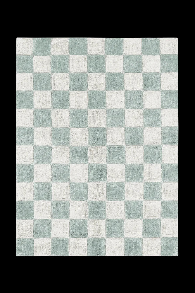 Tapijt 120 x 160 cm Kitchen Tiles Blue Sage