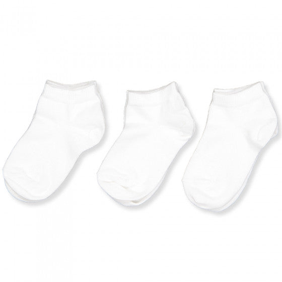Sokken Sneaker Cotton White (3pack)