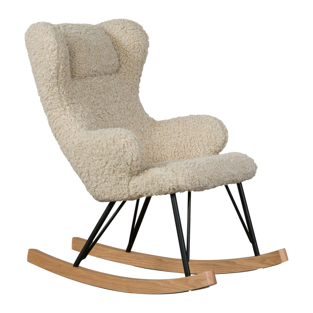 Quax Schommelstoel Kids De Luxe Teddy Sheep Ecru