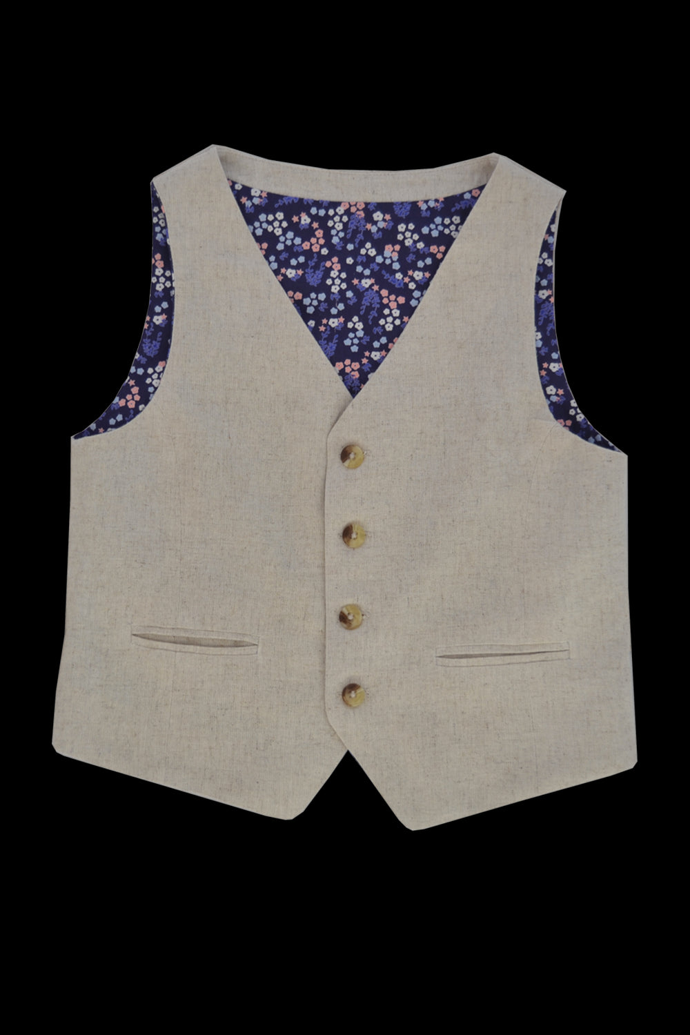 Gilet Arsene Junior Linen