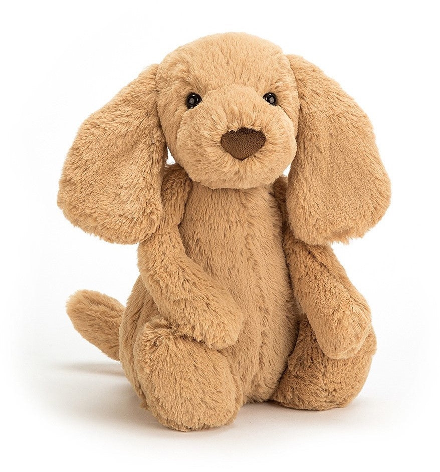 Knuffel Bashful Puppy Medium Toffee 31cm
