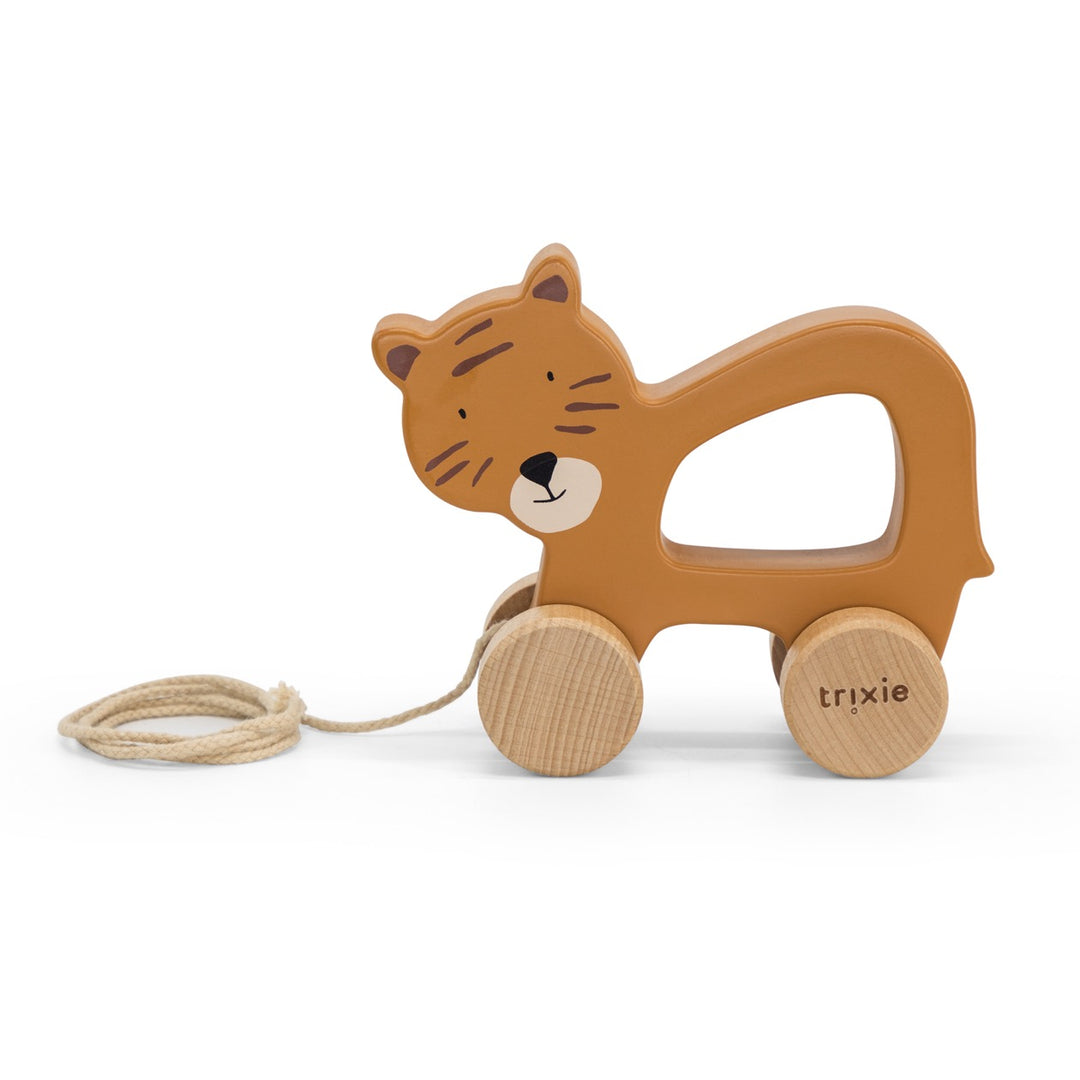 Houten Trekspeeltje Mr. Tiger