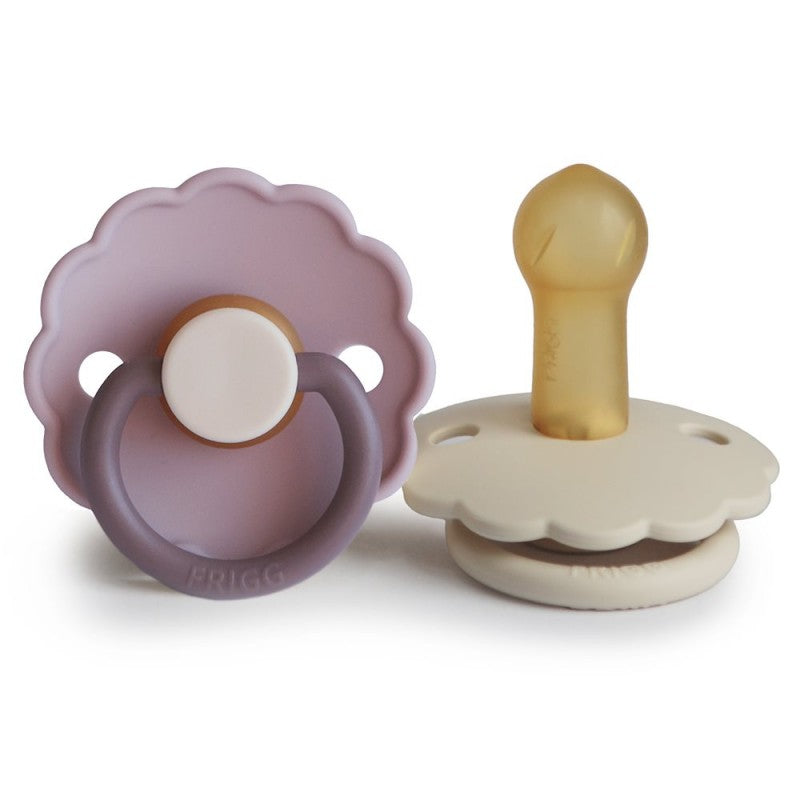 Fopspeen Frigg Daisy Latex Haze / Cream (2pack) mt 0-6m