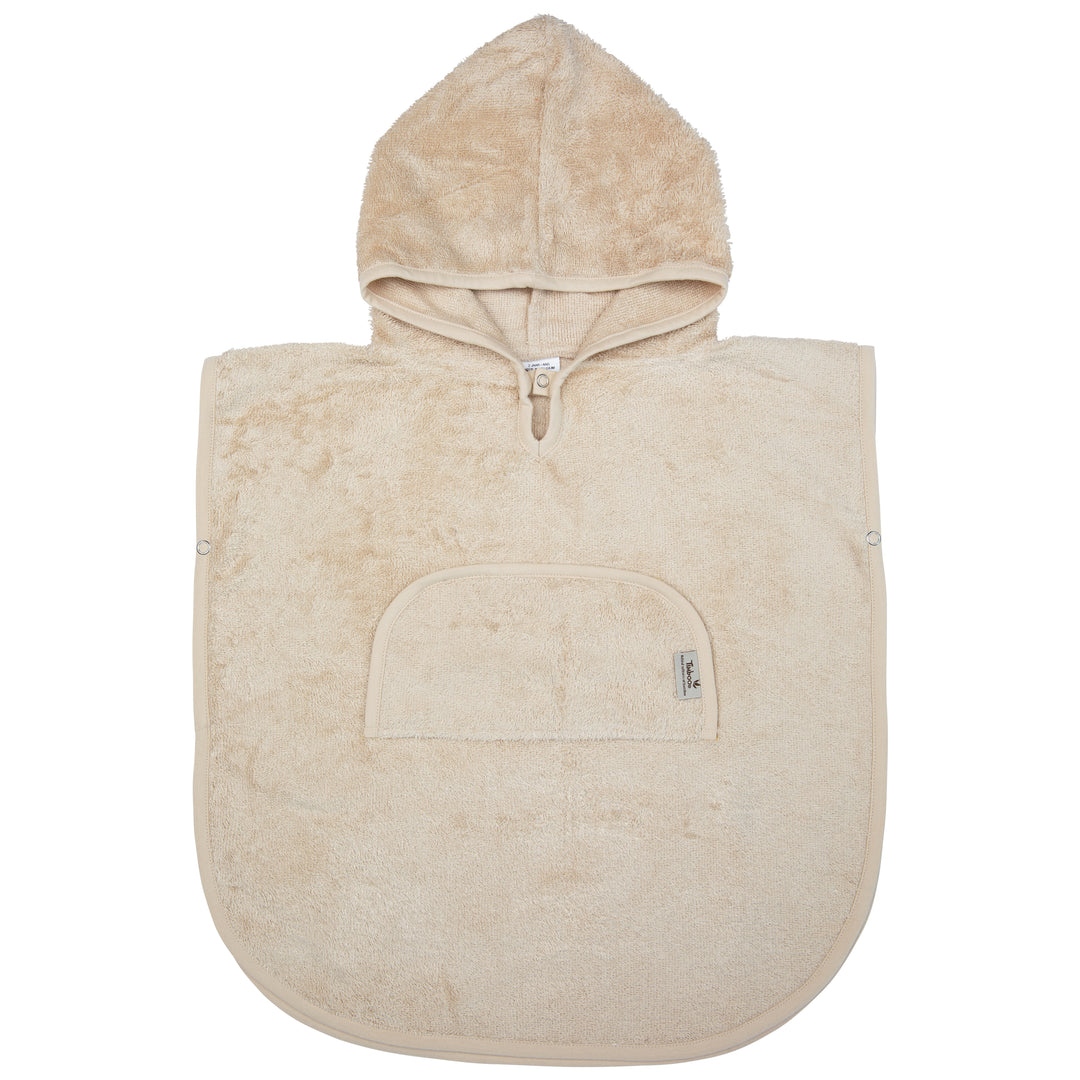 Timboo - Poncho V-hals | Frosted Almond | Maat 2-4 Jaar
