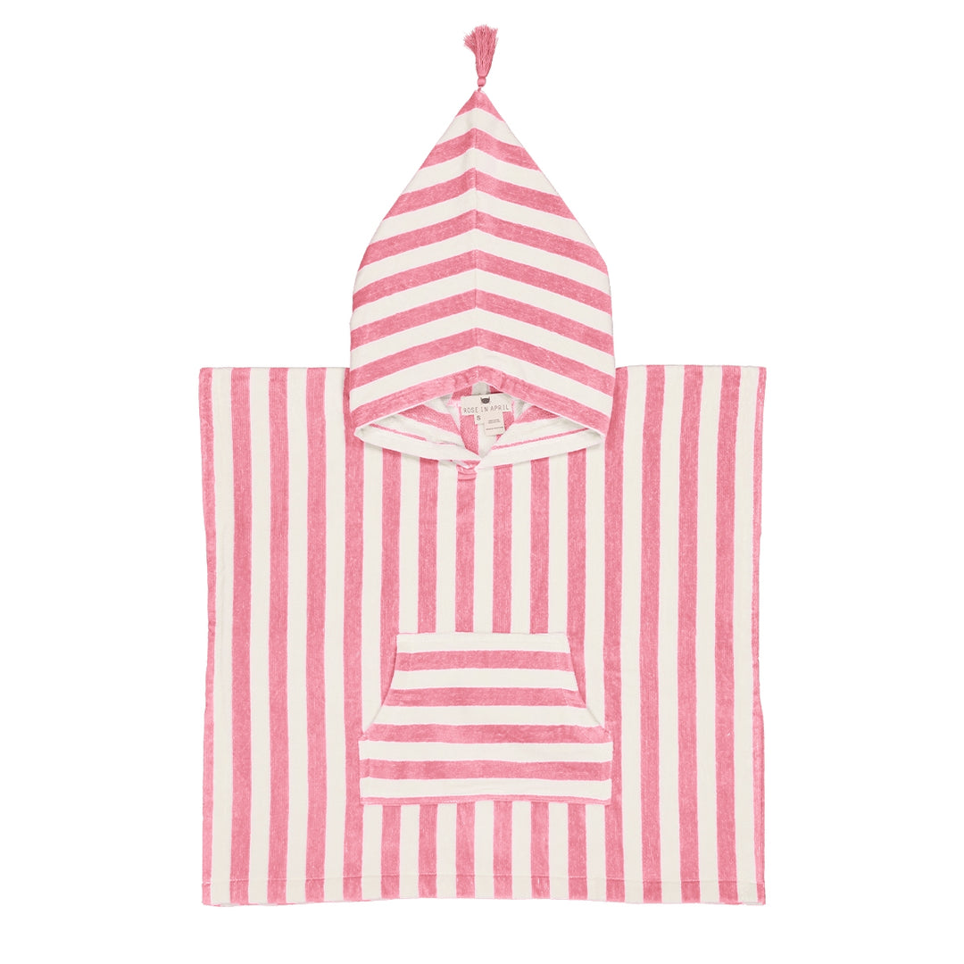 Poncho Suzon Rayures Strawberry