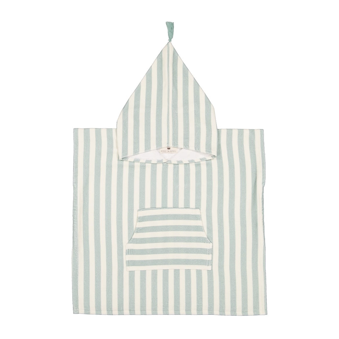 Poncho Suzon Rayures Blue Cloud