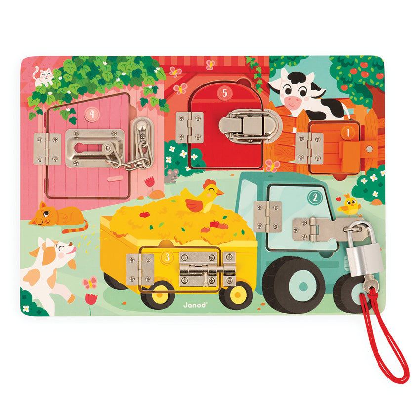 Spel Bord Met Sloten Farm