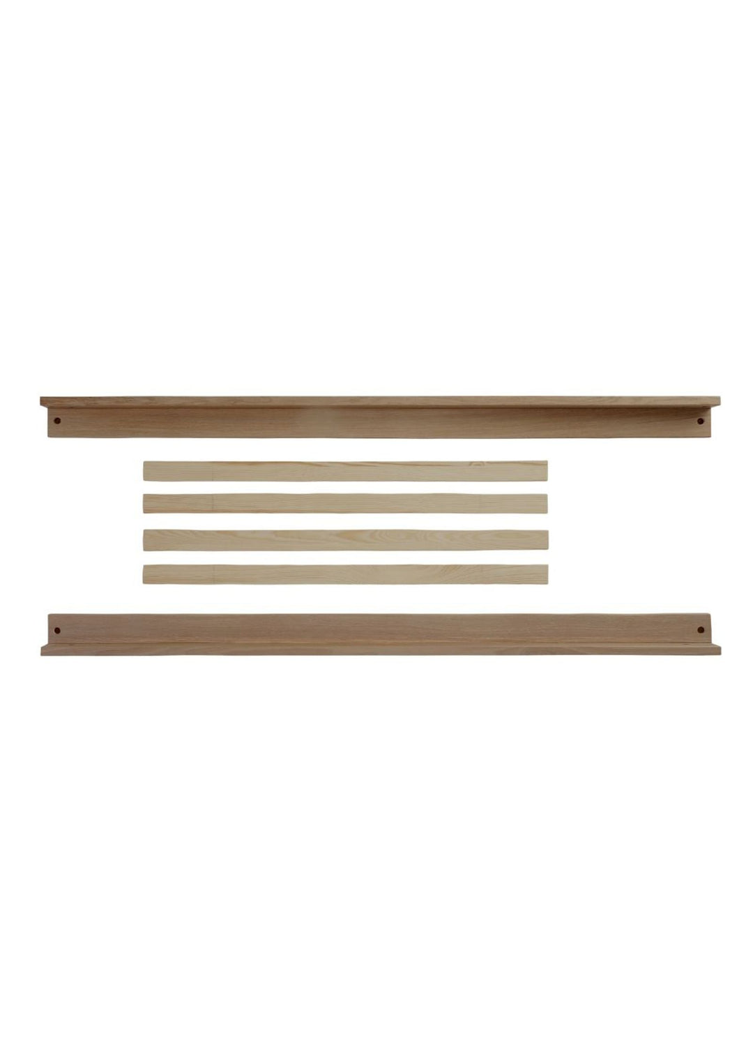 Kas Kopenhagen - Conversiekit Eli Smocked Oak | Junior naar Adult Bed