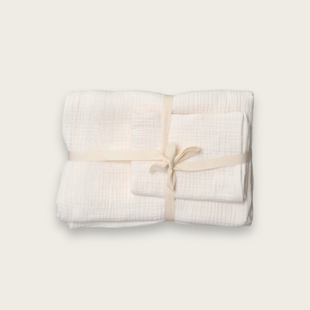 Donsovertrek Bed 100 x 135 cm Charlie Cream