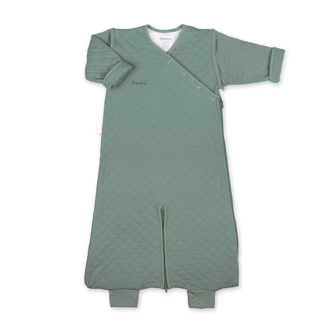 Slaapzak Magic Bag 4-12m Pady Quilted Jersey Quilt 1.5 Green