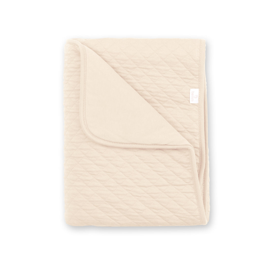 Deken 75 x 100 cm Pady Jersey Teddy Quilt Cream