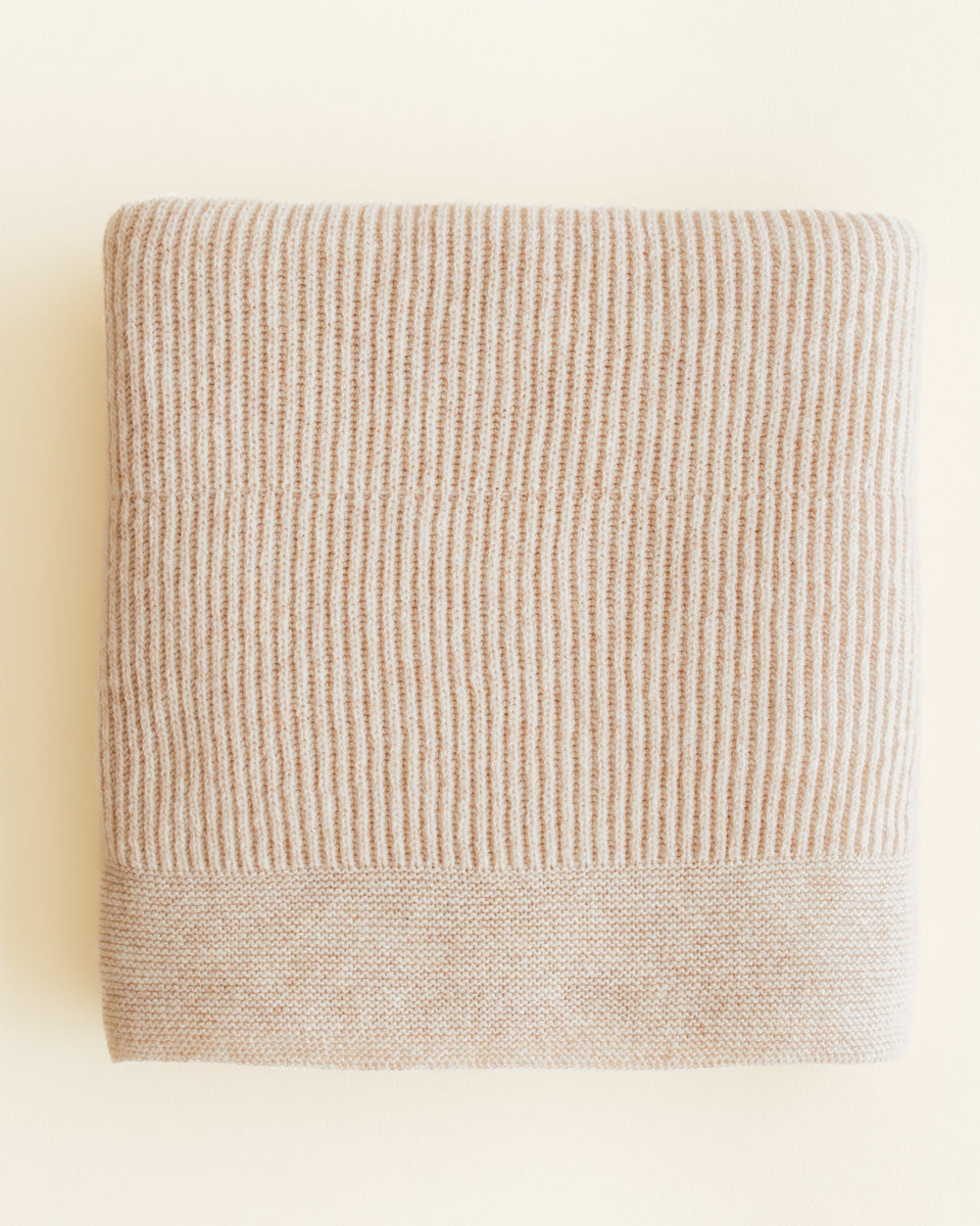 Deken 100 x 140 cm Gaston Soft Beige