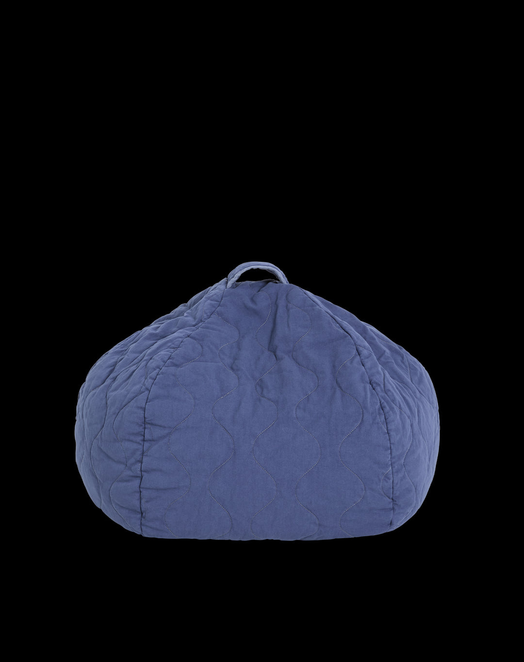Zitzak Landscape Quilted Round Cobalt