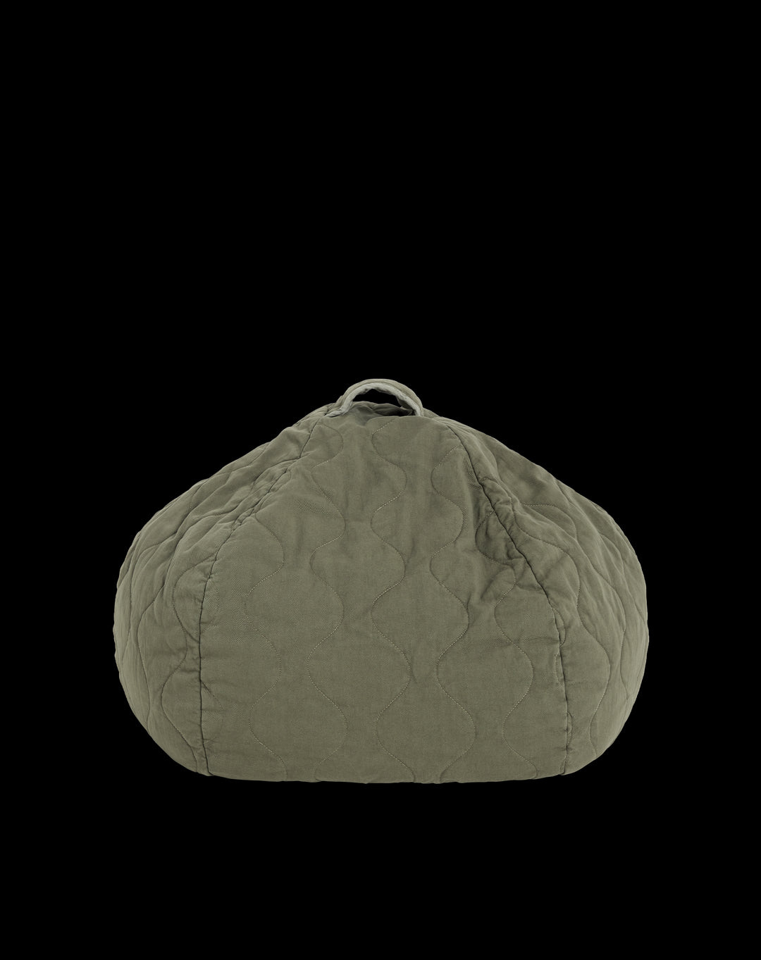 Zitzak Landscape Quilted Round Vetiver