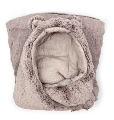 Wikkeldeken Angel Teddy Soft Dusty Rose Powder