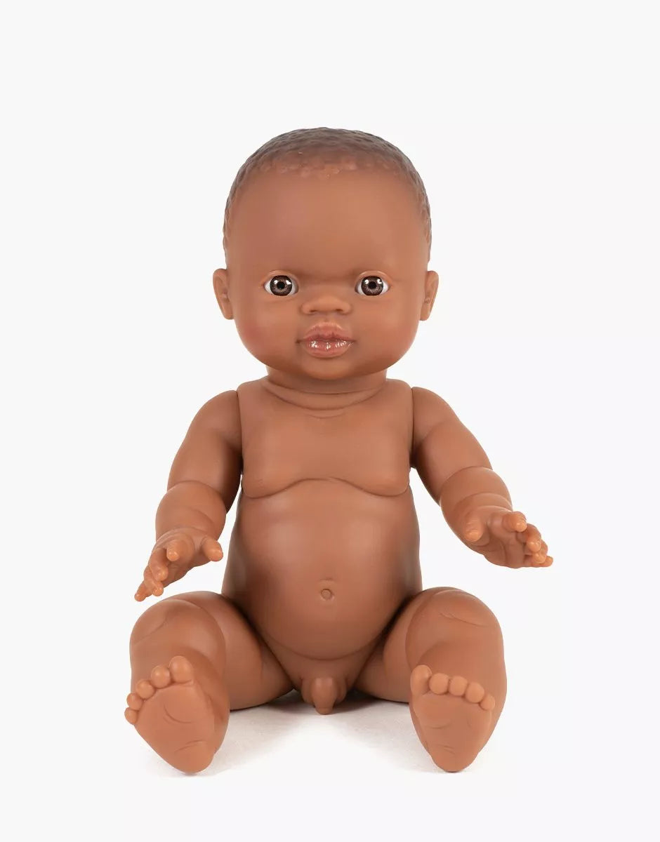 Minikane - Pop Zach 34 cm | Afrikaanse Jongen met Karamel Ogen