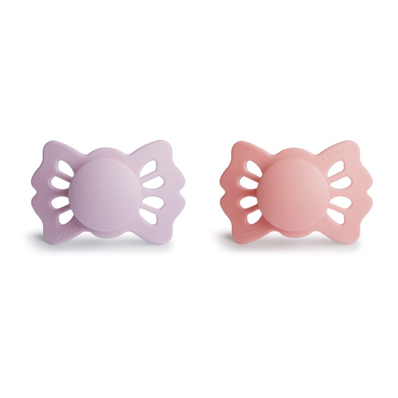 Fopspeen Frigg Lucky Silicone Soft Lilac / Pretty Peach (2pack) mt 0-6m