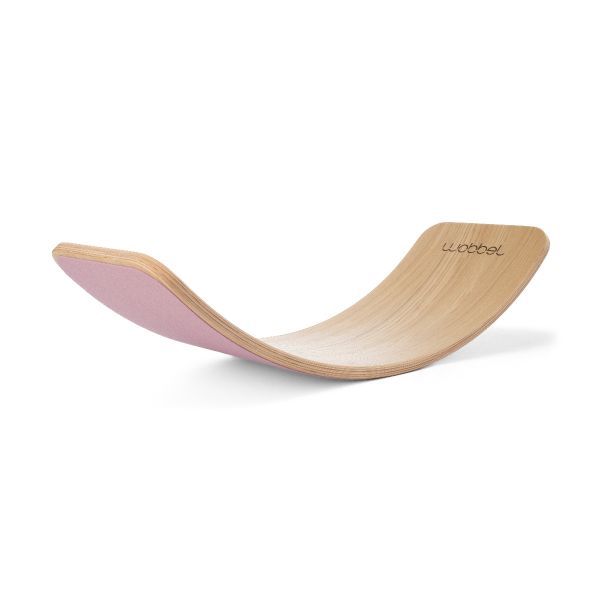 Wobbel - Balanceerbord Original Rustic Oak | Vilt Wild Rose