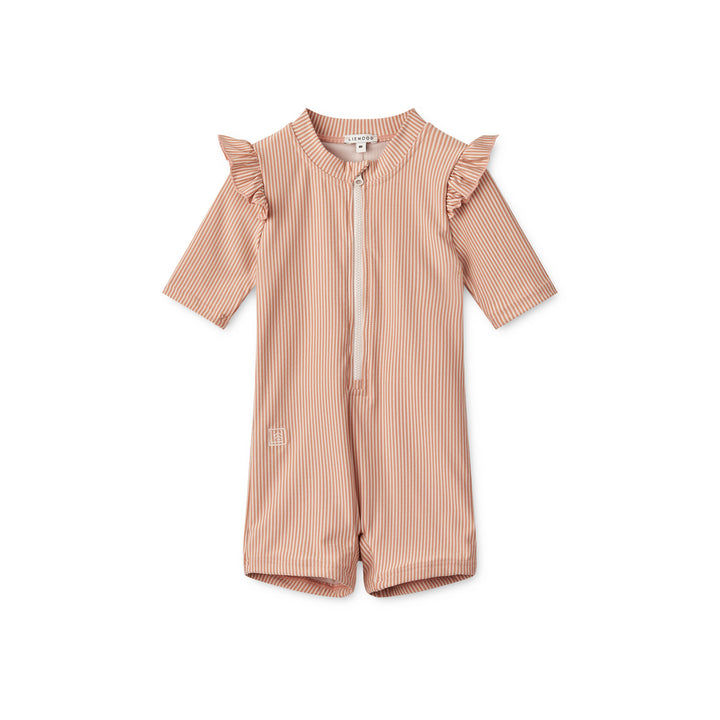 Zwempak Amel Stripe Y/D Stripe Tuscany Rose / Sandy