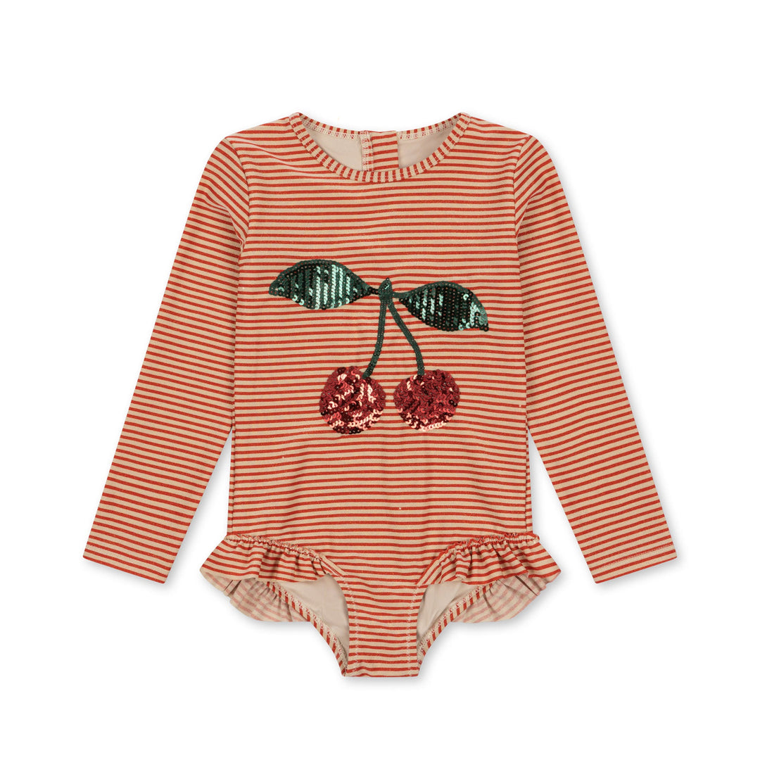 Zwempak Jade Glitter Stripe