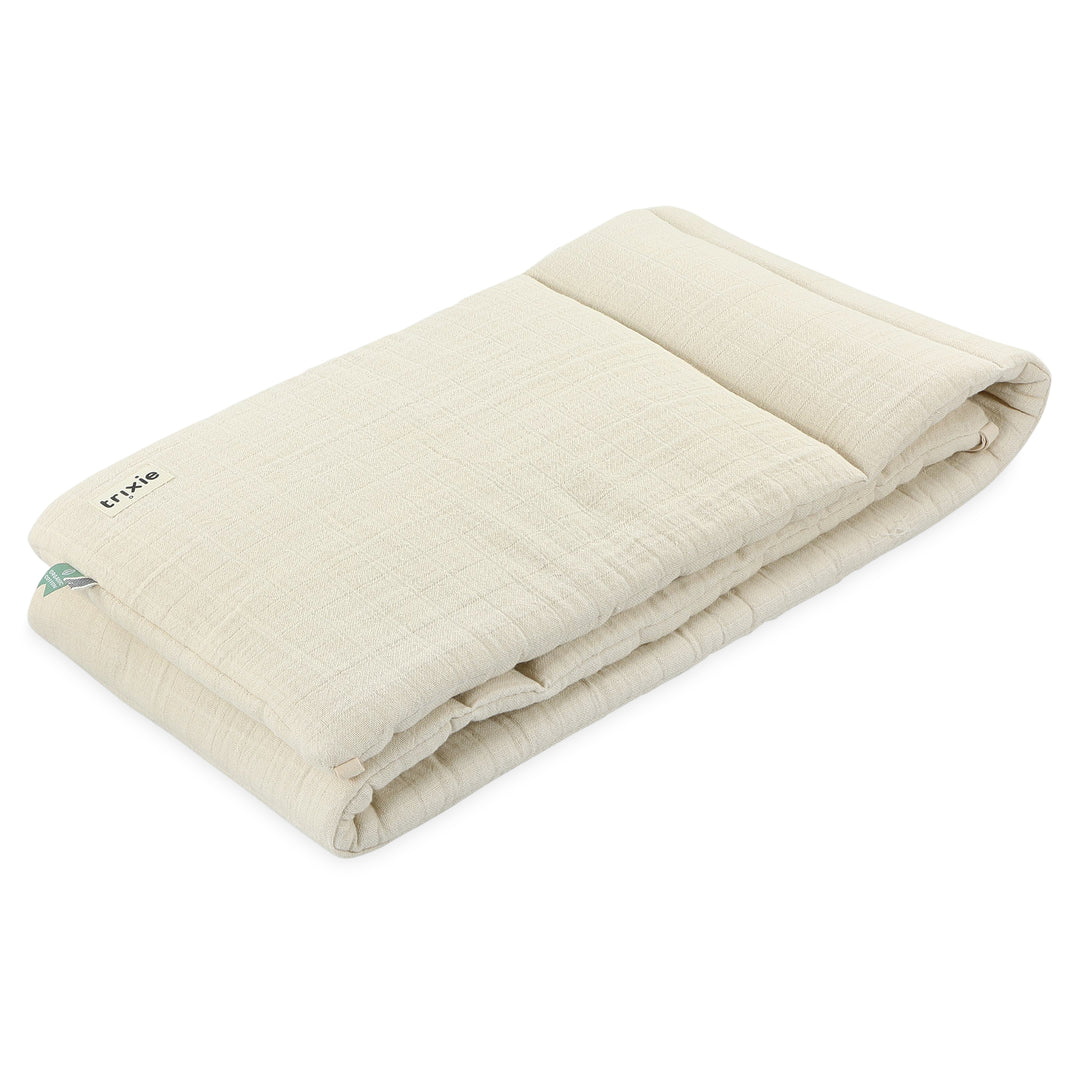 Trixie - Omrander Bed / Park Bliss Beige | Katoenen Bumper