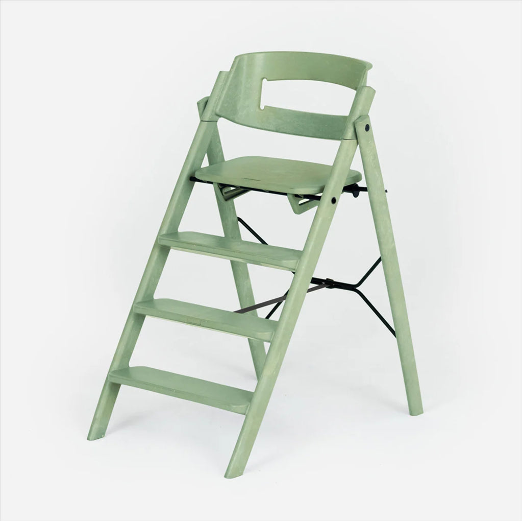 Eetstoel Klapp Recycled Plastic Mineral Green