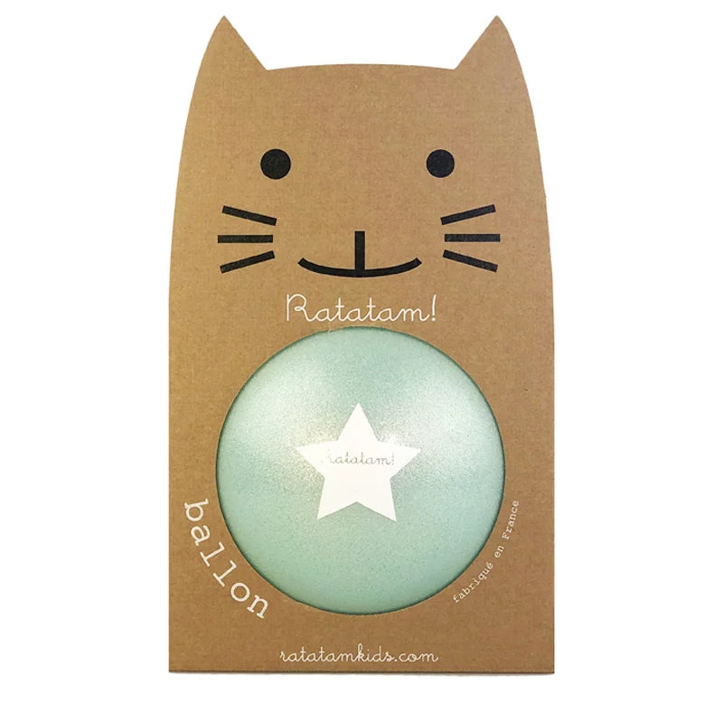Ratatam - Speelbal Kat Glitter | Groen, 15 cm