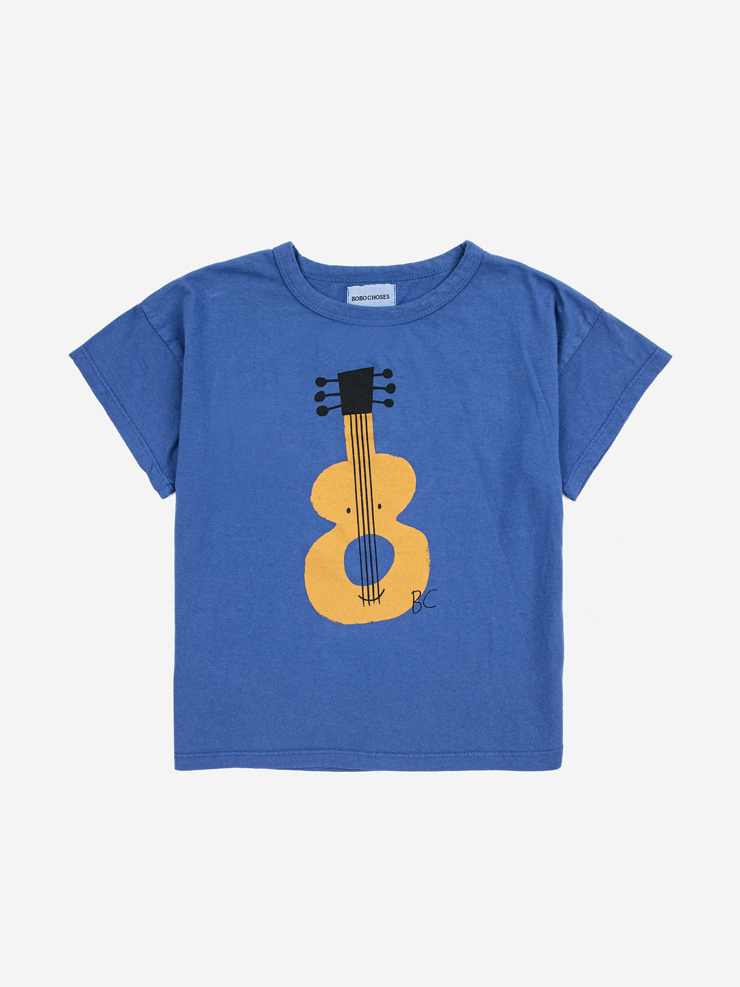 T-shirt Acoustic Guitar Navy Blue