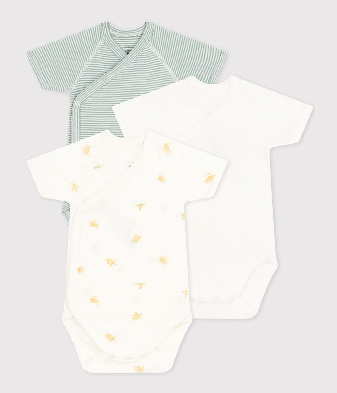 Body Turtle / White / Green Stripes Variante 1