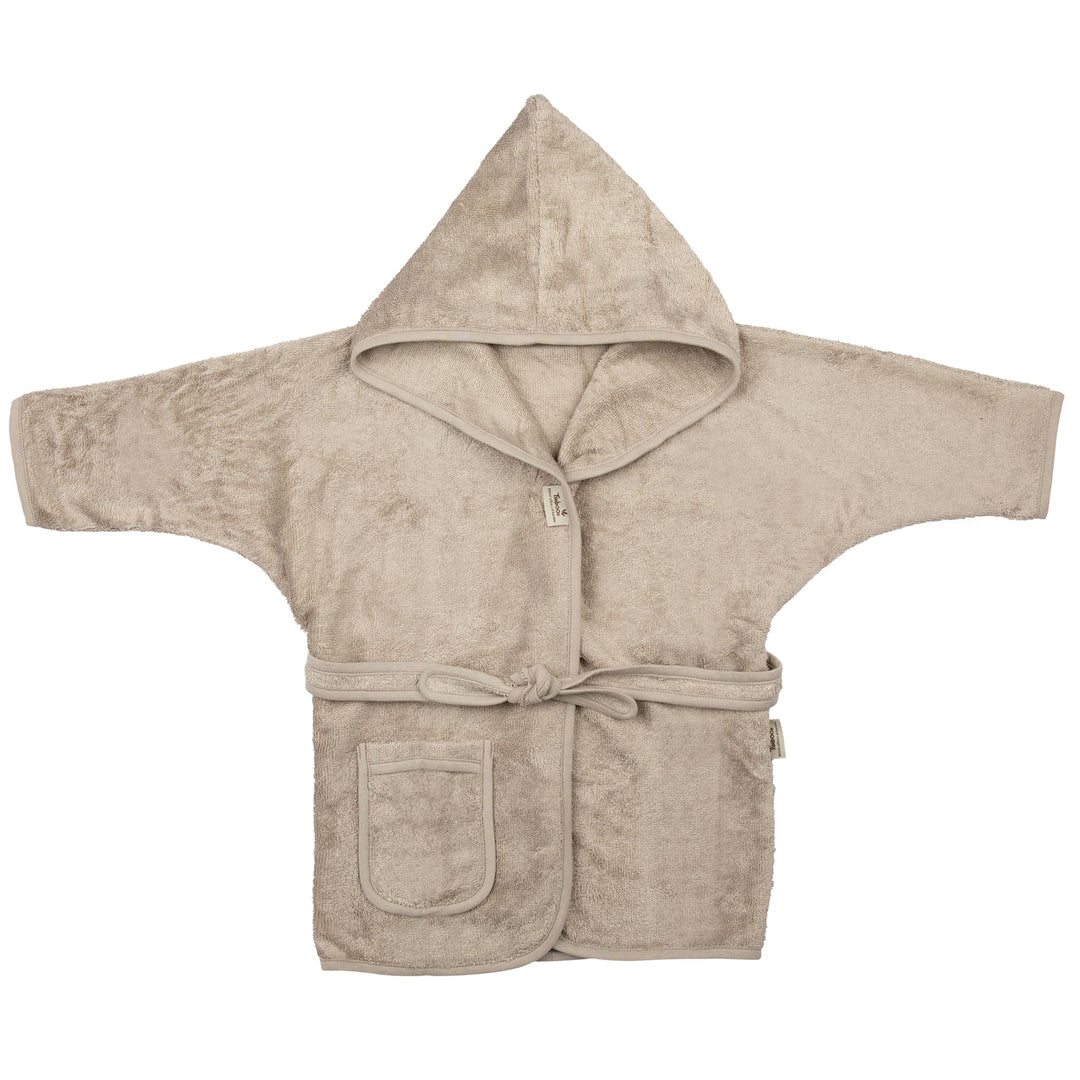 Timboo - Badjas Feather Grey | 4-6 Jaar