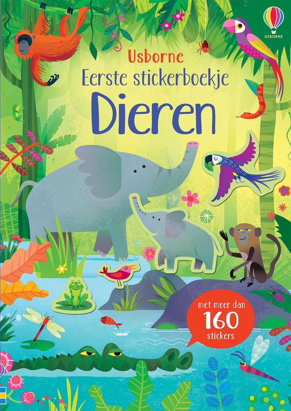 Usborne - Eerste Stickerboek Dieren | Ontdekkingsreis met Stickers
