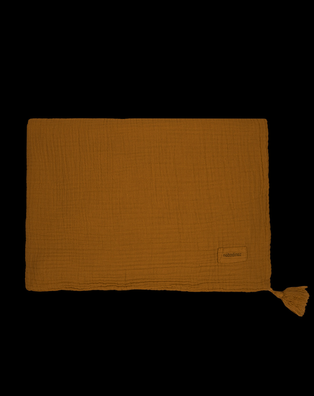 Deken 65 x 100 cm Wabi Sabi Double Muslin Golden Brown