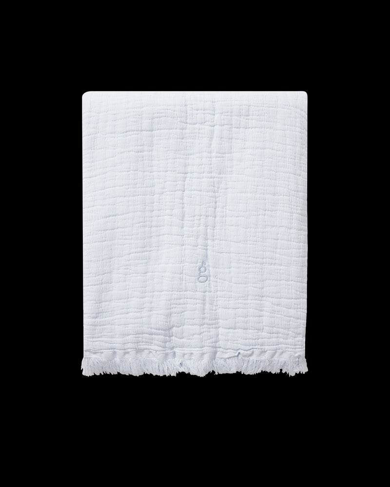 Deken 110 x 110 cm Cotton Mellow Blue