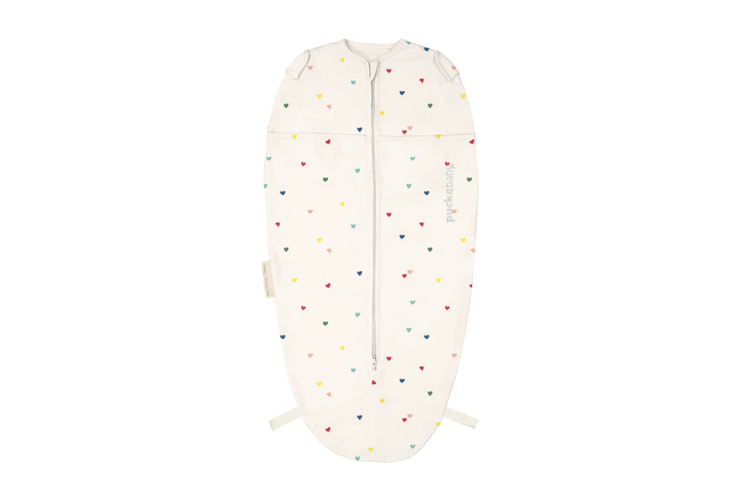 Inbakerslaapzak The Original Mini Cotton Hearts Confetti mt 3-6m