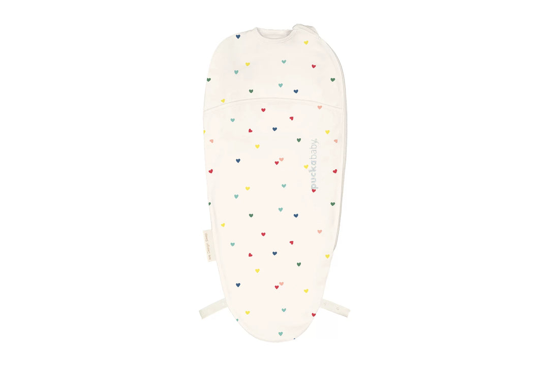 Inbakerslaapzak The Original Piep Cotton Hearts Confetti mt 0-3m